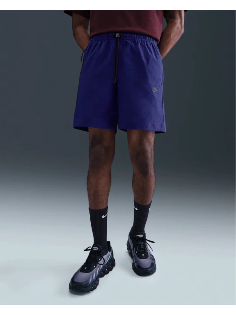 Nike Sportswear Tech Woven Shorts HQ0470-539 Deep Night Blue Men’s Sz Small NWT